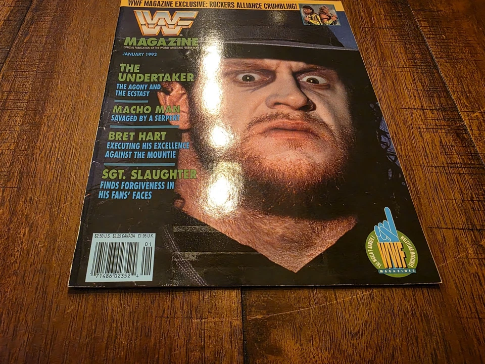 WWF Magazine January 1992 The Undertaker      C - Image 4 of 4