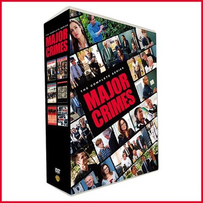 Major Crimes the Complete series Box-Set 24 Discs Neu versiegelt Nur Englisch