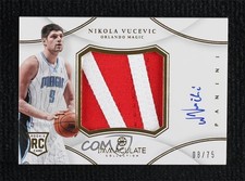 2012-13 Panini Immaculate Premium Signatures 8/75 Nikola Vucevic Patch Auto n8q
