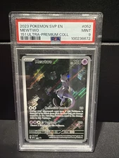Pokemon Mewtwo 151 SVP en 052 Ultra Premium Full Art Promo PSA 9