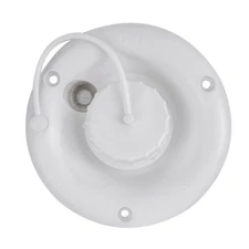 RecPro White RV Round Fresh Water Gravity Fill Hatch Tank Spout (Made in USA)