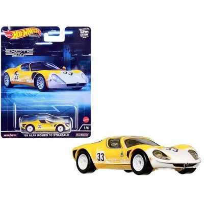 Hot Wheels Premium Car Culture '69 Alfa Romeo 33 Stradale Exotic Envy 1/5 Diecas