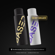 Based Shampoo & Conditioner Bundle with Peppermint & Coconut Oil, Sulfate-Free
