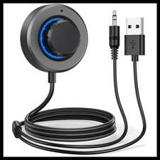 Wireless Bluetooth 6.0 Audio Receiver Car Adapter with Noise Cancellation - H...