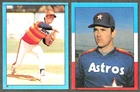 1982 Topps Stickers #41 #13 Nolan Ryan Houston Astros 2 card lot
