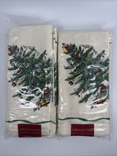 Spode Christmas Tree Napkins 2 Pks of 4 NIP