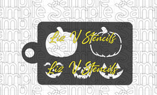 Halloween Pumpkin Combo Stencil