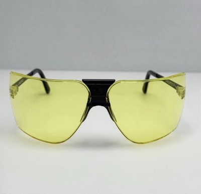   Gargoyle Sunglasses  85MM Shooting Glasses Yellow Lens with Black Frames