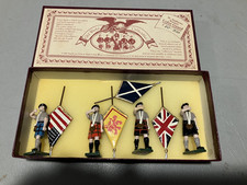 Steadfast Soldiers glossy 54mm St. Andrews Society Color Guard set