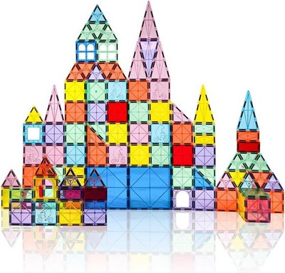 EagleWiz Magnetfliesen Bausteine Set Bunt MINT Lernspielzeug