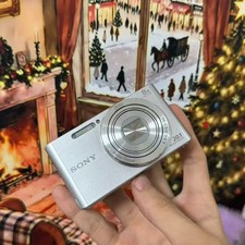 Sony DSC-W830 CyberShot 20.1MP Digital Camera Silver 8x Optical Zoom