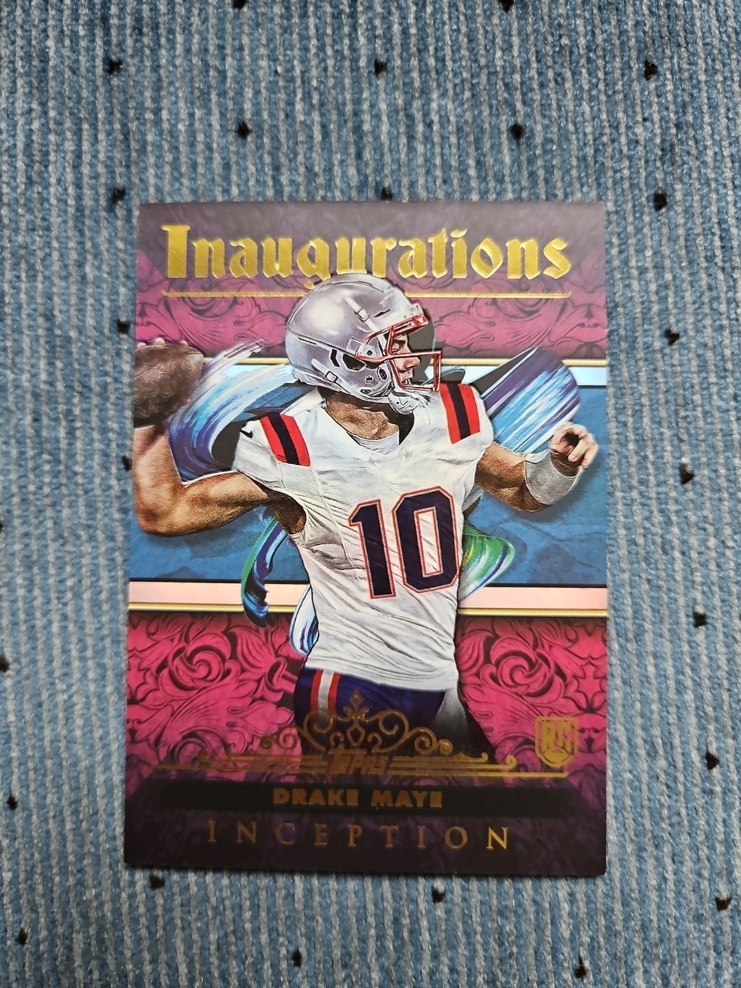 2024 Topps Inception Inaugurations Drake Maye RC Case Hit I-2