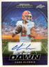 2025 Leaf Football Nation A New Dawn Purple Shimmer Auto 5/8 Cade Klubnik NA-CK1