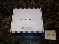 SVGA Cable Matters VGA Monitor Cable 25ft 25 feet New in Box 3.5 MM Stereo Audio