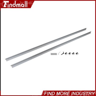 Findmall 2PCS SBR16 2000mm Linear Guide Rail & 4PCS SBR16UU Block Slide Set