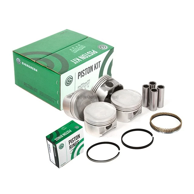 Pistones con anillos para 01-05 Honda Civic Vtec EX HX SI 1.7 D17A2 D17A6 Foto 2 de 4