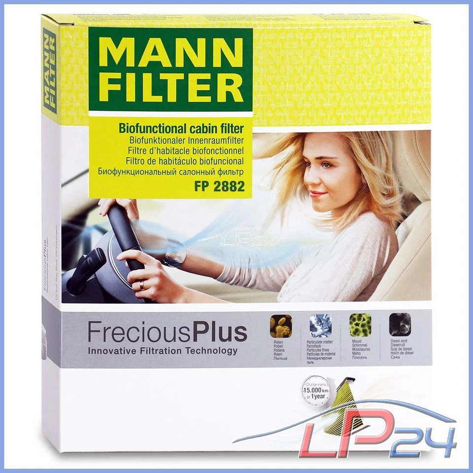FILTRE D'HABITACLE MANN FRECIOUS PLUS POUR SEAT INCA 6K LEON 1M ANNÉE 99-06 - Photo 4/4