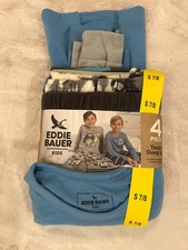 Eddie Bauer Kids 4-Piece Youth Sleep Set   Size Small 7/8 