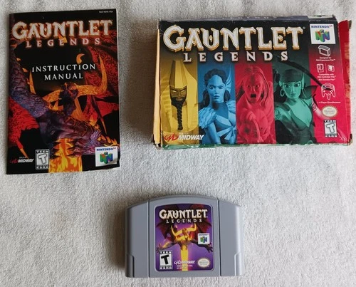 Gauntlet Legends Nintendo 64 N64 CIB Tested Working