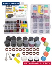 268 PCS 1 Inch Wet Dry Sanding Discs and Drums for Dremel Sanding Bits, Hook and