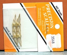 PRECISION SCALE HOn3 SIDEFRAMES for SIDE DUMP ORE CAR # 3568