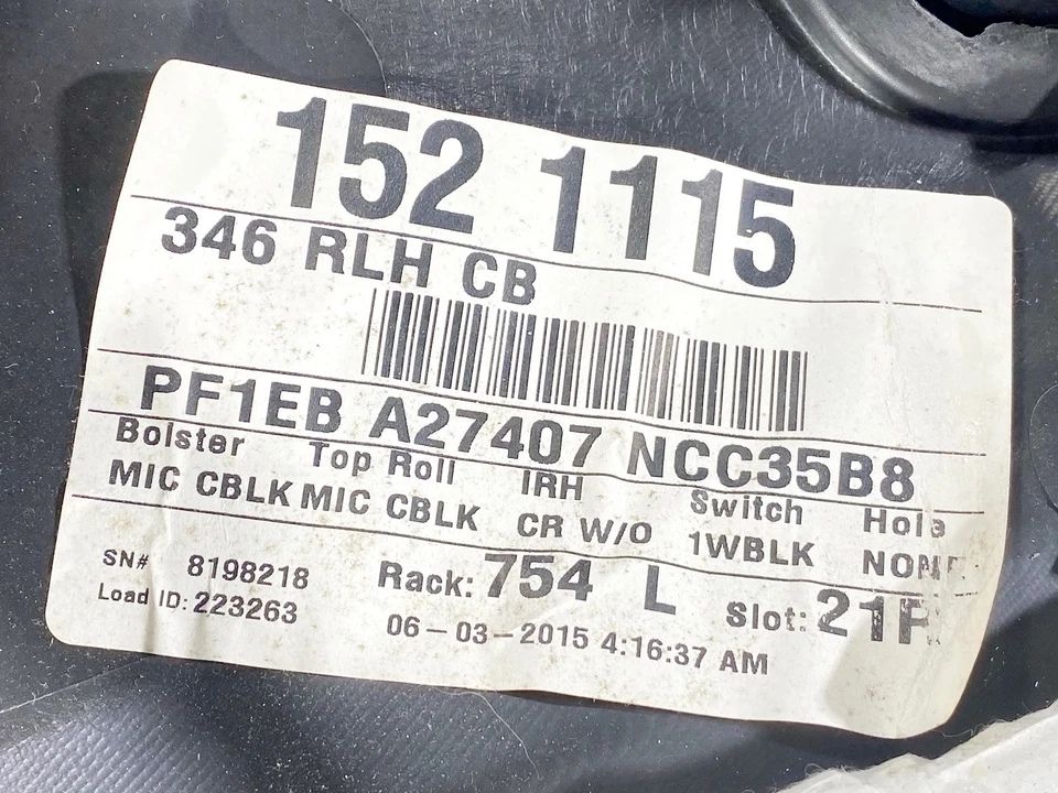 15-18 FORD FOCUS ЗАДНЯЯ ЛЕВАЯ ЛЕВАЯ ЛЕВАЯ ВОДИТЕЛЬСКАЯ ДВЕРЬ ВНУТРЕННЯЯ ПАНЕЛЬ ОТДЕЛКА В СБОРЕ OEM - Изображение 3 из 3