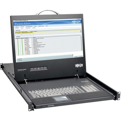 Tripp Lite Rack Console 1URM DVI, VGA for KVM Switch, 19'' LCD 1080p Rackmount