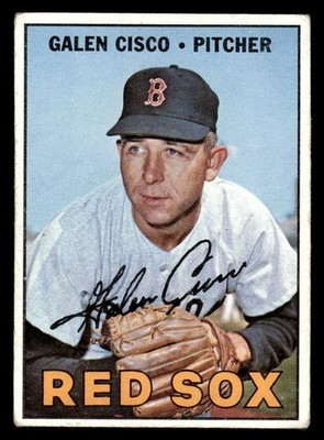 1967 Topps Baseball #596 Galen Cisco GD *f1