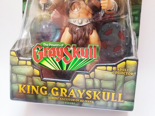 2010 MOTU MASTERS OF THE UNIVERSE CLASSICS MATTEL - KING GRAYSKULL - SEALED - Picture 7 of 11
