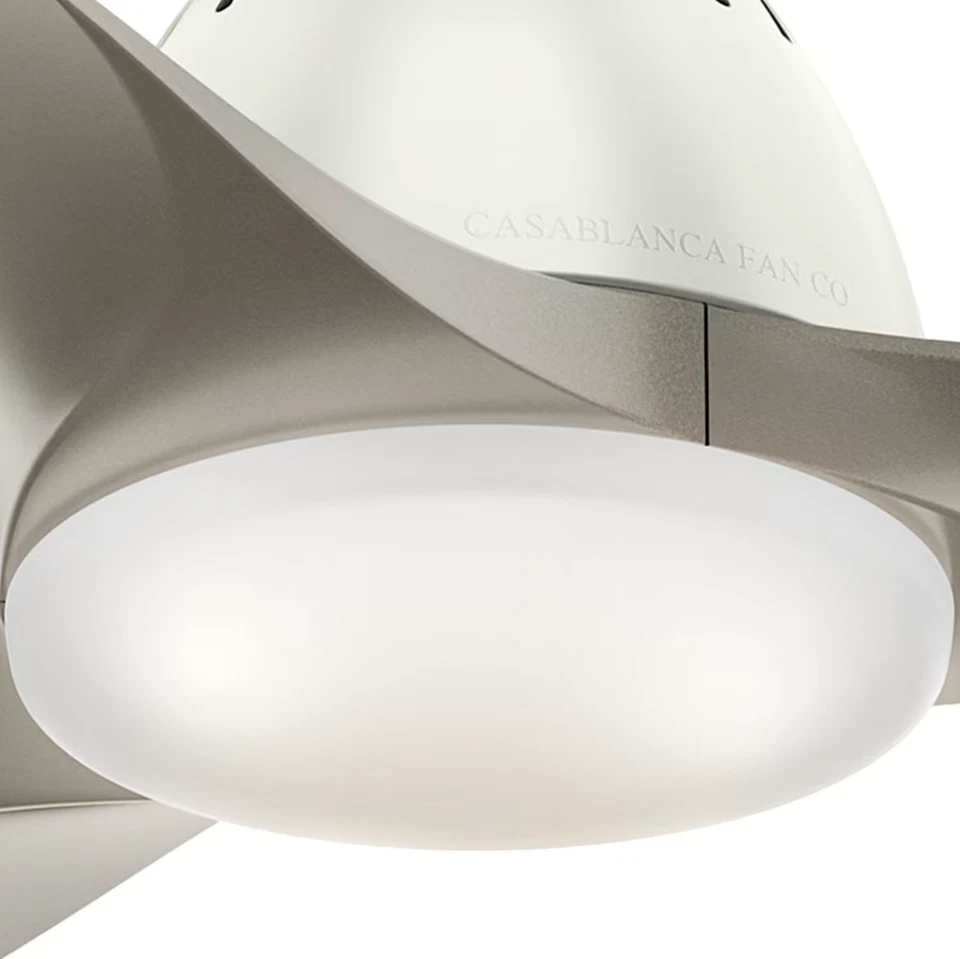 Casablanca Wisp 52" Modern Ceiling Fan - White, LED Light, Remote, 59151 - Image 2 of 4