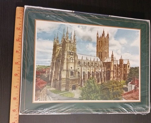 Pimpernel MCM British Cathedrals Wooden Cork Back Placemats New in pkg - Picture 5 of 11