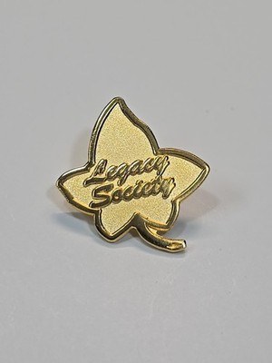 Alpha Phi Legacy Society Lapel Pin Gold Color Leaf Estate Donors