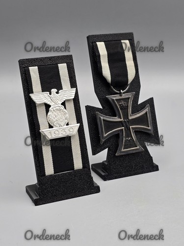 ORDENSTÄNDER - FÜR WIEDERHOLUNGSSPANGE & EHRENBLATTSPANGE HEER LUFTWAFFE 57er WK - Picture 10 of 13