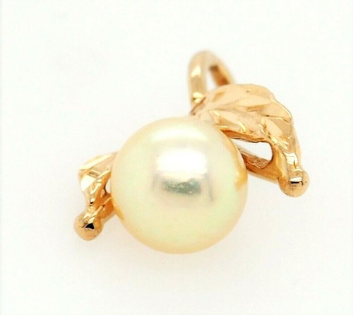 Pearl & 14ct Yellow Gold Pendant Fine Elegant Jewellery - 第 6/10 張圖片