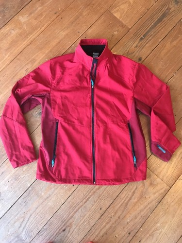 Champion Red Athletic Zip Up Front Sport JACKET SZ M EUC - Picture 1 of 9