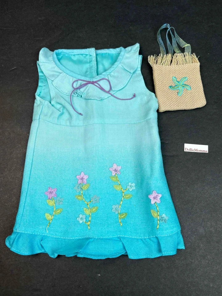 American Girl of the Year 2003 Kailey Meet Dress w Beach Bag accessory Retired - Image 2 of 4