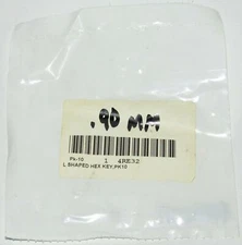 NEW EKLIND L SHAPED HEX KEY WITH .90MM TIP PACK OF 10 PART NO. 4RE32