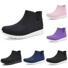 Stivali donna uomo corti pioggia impermeabili giardino scarpe caviglia chelsea antipioggia lavoro
