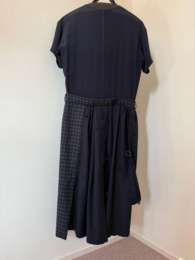 Abito Maison Margiela Galliano epoca docking seta navy taglia small usa dalppone