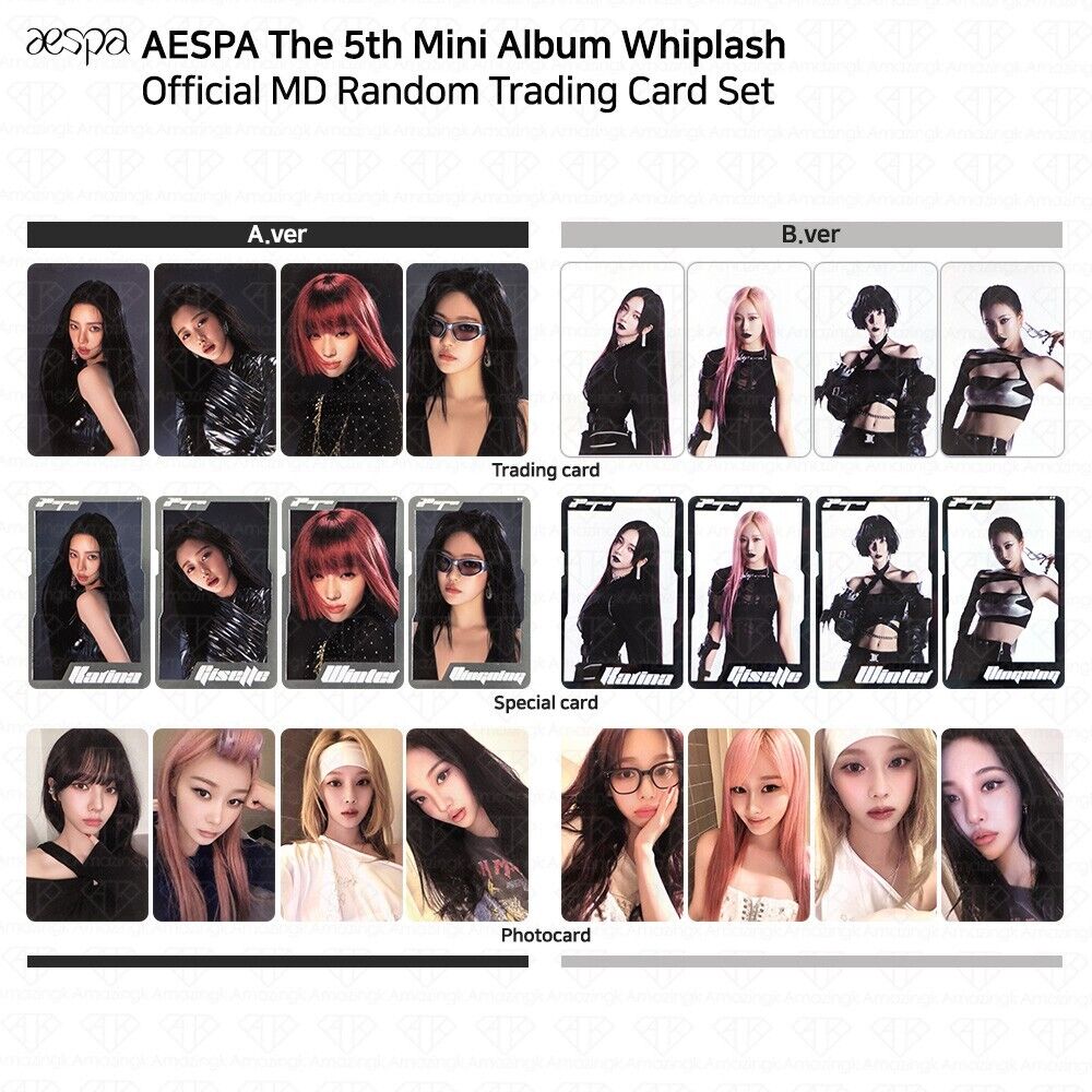 Aespa 5th Mini Album Whiplash POP UP Official MD Random Aespa 5th Mini Album Whiplash POP UP Official MD Random