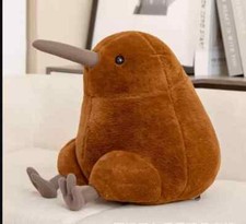 big lovely stuffed brown Kiwi bird toy plush Kiwi doll gift about 40cm