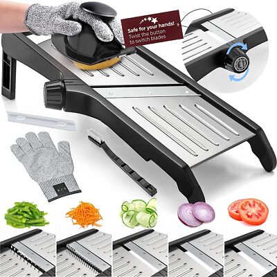 Food Slicer, Vegetable Cutter, Potato Slicer, Mandolin for Kitchen,Veggie Cutter