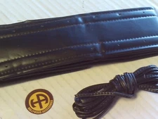 Vtg Hollywood Accessories Steering Wheel Covers- Smooth BLUE Vinyl