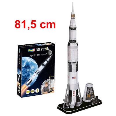 Apollo 11 Saturn V Rakete NASA 81,5 cm 3D Puzzle 136 Teile Revell 00250 Bausatz