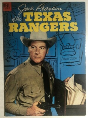 JACE PEARSON OF THE TEXAS RANGERS #7 (1954) Dell Comics file copy VERY FINE+