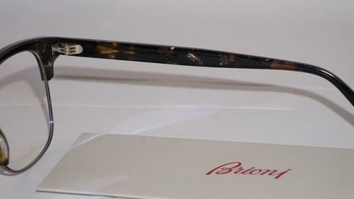BRIONI Eyeglasses New Havana BR0051O 004 52 20 145 - Picture 7 of 9