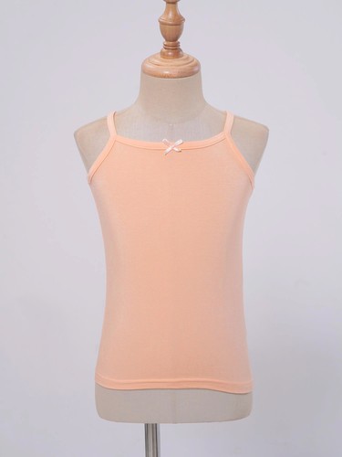 Kids Girls Camisole Solid Color Crop Top Casual Vest Gym Costume T-shirt Jazz - Picture 41 of 61