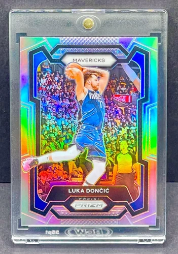 Luka Doncic RARE SILVER REFRACTOR PRIZM INVESTMENT CARD SSP PANINI MVP ROY MINT