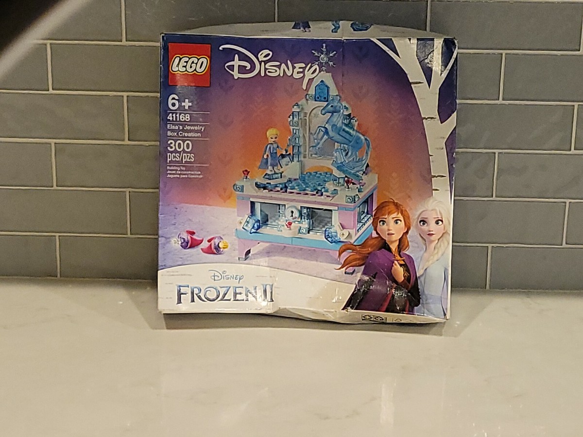LEGO Disney Frozen II Elsa's Jewelry Box Creation 41168 (300 Pieces) Box  Damaged