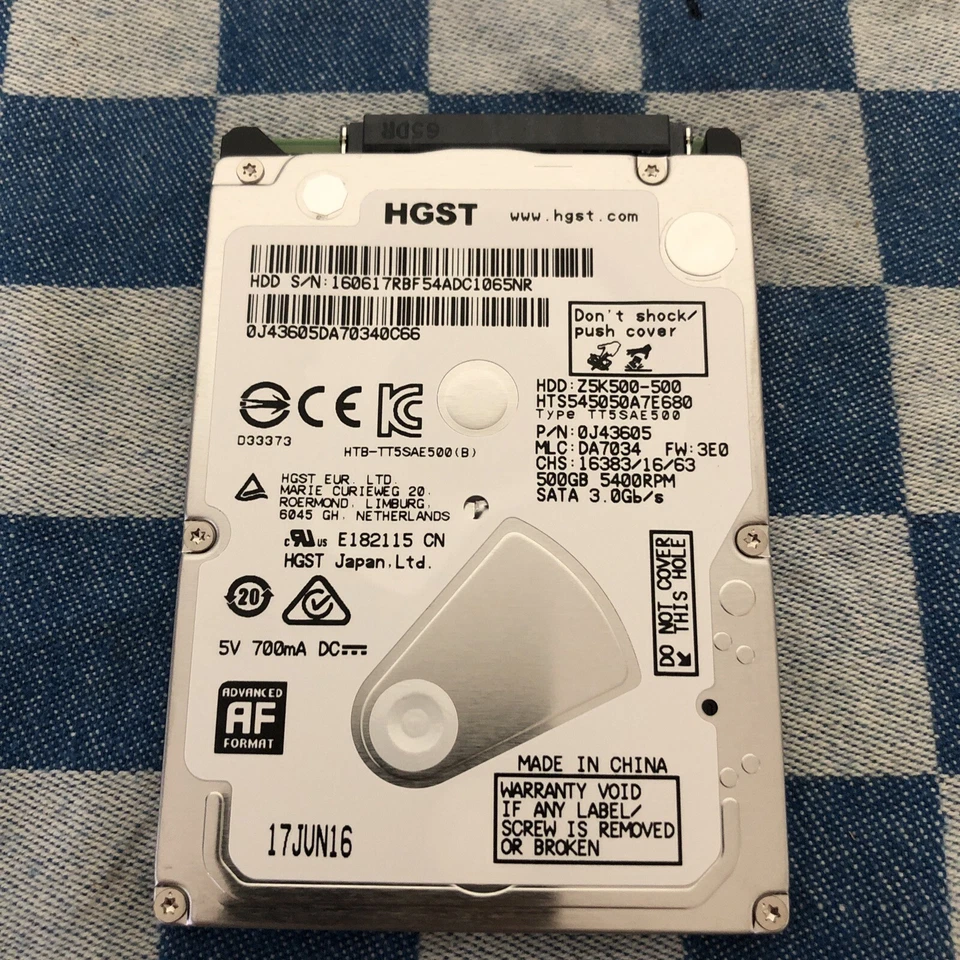 SATA 2,5 ZOLL FESTPLATTE S-ATA 500GB 2.5" HDD Passend für PS4 Playstation 4